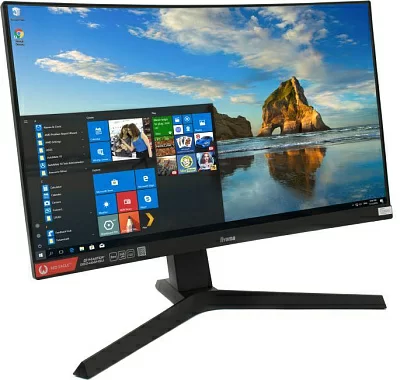 23.8" ЖК монитор IIYAMA G-MASTER GB2466HSU-B1 Black с поворотом экрана (Curved LCD1920x1080HDMIDPUSB2.0 Hub)