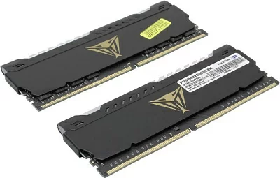 Модуль памяти Patriot Viper Steel RGB <PVSR432G320C8K> DDR4 DIMM 32Gb  KIT  2*16Gb <PC4-25600> CL18