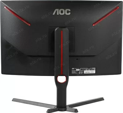 27" ЖК монитор AOC C27G3U Black&Red (Curved LCD 1920x1080 HDMI DP USB3.2 Hub)