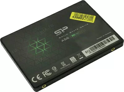 Накопитель SSD 512 Gb SATA 6Gb/s Silicon Power A56 SP512GBSS3A56A25 2.5" 3D TLC