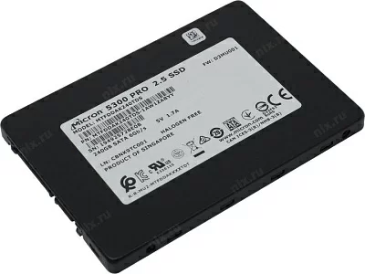 Накопитель SSD 240 Gb SATA 6Gb/s Micron 5300 PRO MTFDDAK240TDS 2.5" 3D TLC