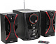 Колонка Ginzzu GM-407 (2x10W +Subwoofer 20W дерево Bluetooth USB SD FM ПДУ)