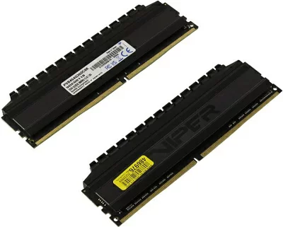 Модуль памяти Patriot Viper <PVB464G360C8K> DDR4 DIMM 64Gb KIT  2*32Gb <PC4-28800>  CL18