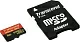 Карта памяти Transcend TS8GUSDHC10U1 microSDHC Memory Card 8Gb Class10 + microSD-->SD Adapter