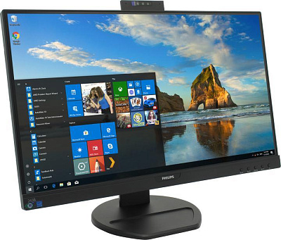 23.8" ЖК монитор PHILIPS 243B9H/00 с поворотом экрана (LCD 1920x1080 D-Sub HDMI DP cam USB3.2 Hub)