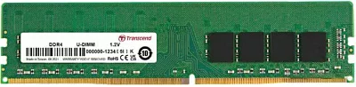 Модуль памяти Transcend JM3200HLH-4G 4GB U-DIMM DDR4, 3200МГц, 1Rx8 CL22 1.2V