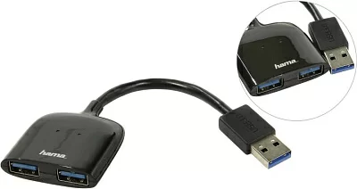 Разветвитель Hama 54132 2-port USB3.0 Hub