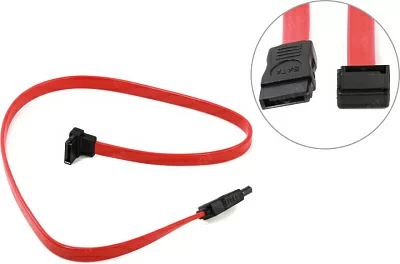 Кабель VCOM VHC7666>SerialATA Cable 45см for Low profile Г-образный коннектор