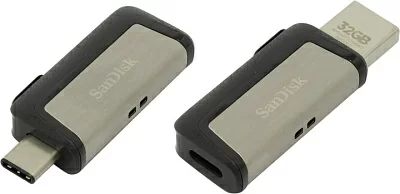 Накопитель SanDisk Ultra Dual SDDDC2-032G-G46 USB3.0/USB-C OTG Flash Drive 32Gb (RTL)