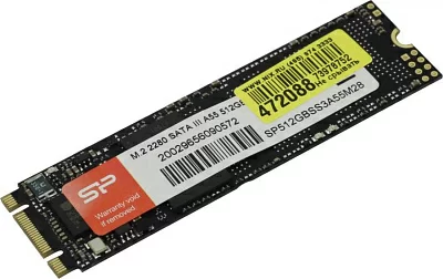 Накопитель SSD 512 Gb M.2 2280 B&M 6Gb/s Silicon Power A55 SP512GBSS3A55M28>