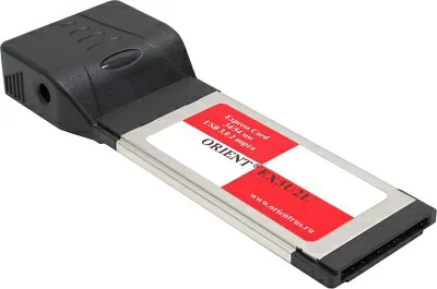 Контроллер Orient EX3U2L Adapter Express Card/34mm-->USB3.0 2 port