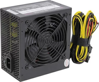 Блок питания HIPER HPA-600 600W ATX Black (24+2x4+6/8пин)