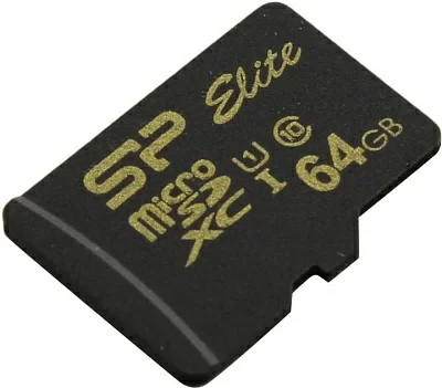 Карта памяти Silicon Power SP064GBSTXBU1V1G microSDXC Memory Card 64Gb UHS-I U1