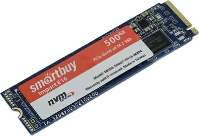 Накопитель SSD 500 Gb M.2 2280 M Smartbuy Impact E16 SBSSD-500GT-PH16-M2P4>