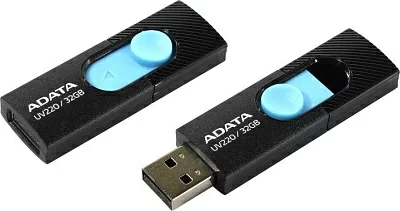 Накопитель ADATA UV220 AUV220-32G-RBKBL USB2.0 Flash Drive 32Gb