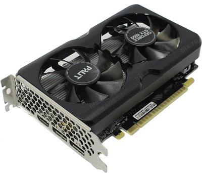 Видеокарта 4Gb PCI-E GDDR6 Palit GTX1650 GP OC 4G (RTL) HDMI+DualDP GeForce GTX1650>