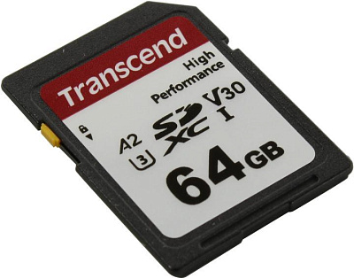 Карта памяти Transcend TS64GSDC330S SDXC 64Gb UHS-I U3 V30