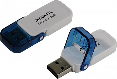 Накопитель ADATA UV240 AUV240-16G-RWH USB2.0 Flash Drive 16Gb