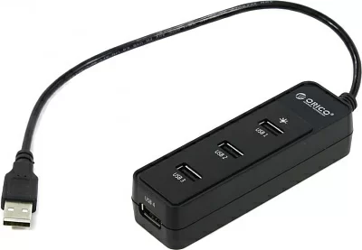 Разветвитель Orico W5(PH)4-U2-BK/W5P-U2-BK-(BP) 4-Port USB2.0 Hub