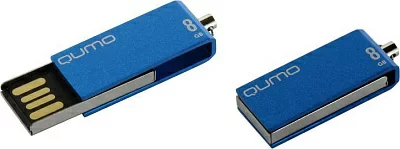 Накопитель Qumo Fold QM8GUD-FLD-Blue USB2.0 Flash Drive 8Gb (RTL)