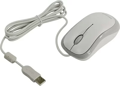 Манипулятор Microsoft Basic Optical Mouse ver.2.0 White (OEM) USB&PS/2 3btn+Roll 4YH-00008>