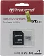 Карта памяти Transcend TS512GUSD300S-A microSDXC Memory Card 512Gb UHS-I U3 V30 + microSD-->SD Adapter