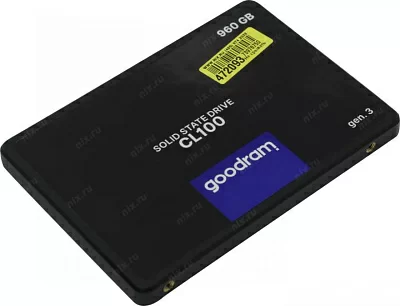 Накопитель SSD 960 Gb SATA 6Gb/s Goodram CL100 SSDPR-CL100-960-G3 2.5"